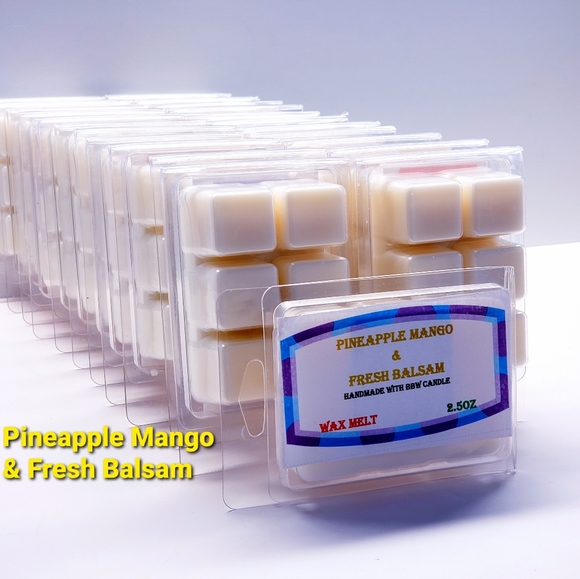 PINEAPPLE MANGO & FRESH BALSAM -Bath & Body Works Candle Wax Melts- $8 pack - Picture 1 of 9